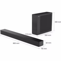 BARRA DE SONIDO INALAMBRICA HISENSE 120W CON SUBWOOFER INALAMBRIC0 2.1