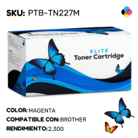 Tóner Magenta PTB-TN227M | Compatible Brother