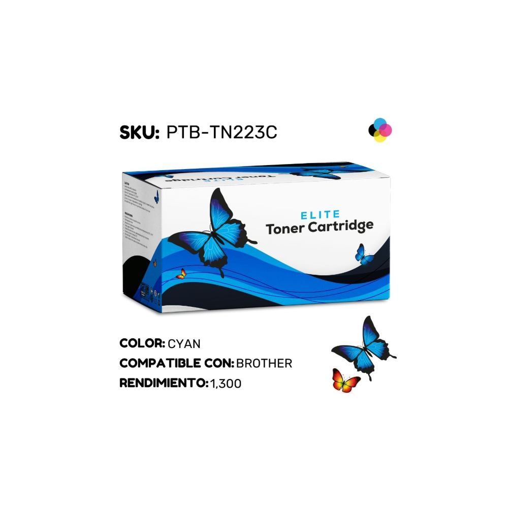 Tóner Cian PTB-TN223C | Compatible Brother