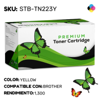 Tóner Amarillo STB-TN223Y | Compatible Brother