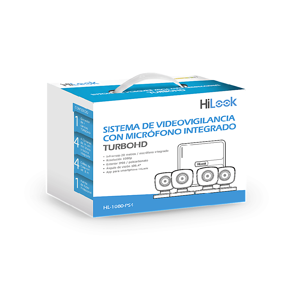 Kit TurboHD DVR 4 Canales | Sistema de Seguridad HD