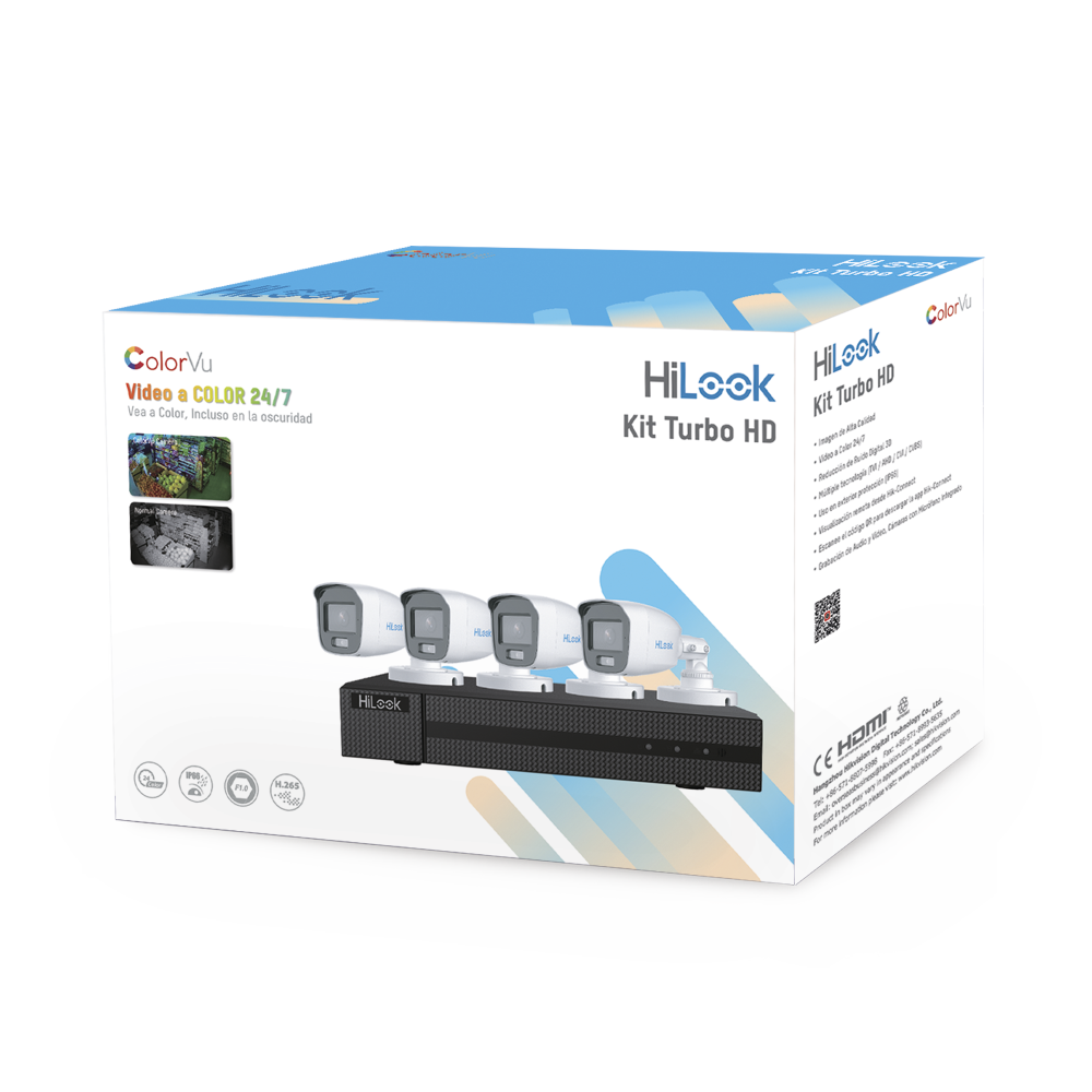 Kit TurboHD DVR 4 Canales | Cámaras de Seguridad HD
