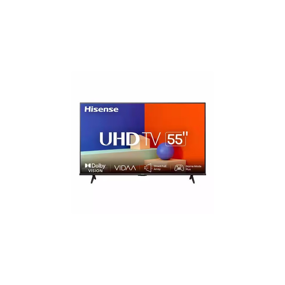 PANTALLA TV LED 55 INC HISENSE SMART 4K UHD VIDAA 3HDMI 2USB BLUETOOTH