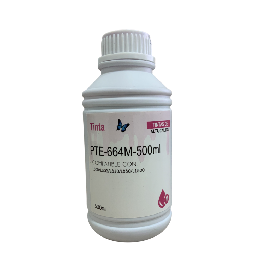 TINTA MAGENTA ESPECIFICA PARA IMPRESORAS EPSON 500 ML