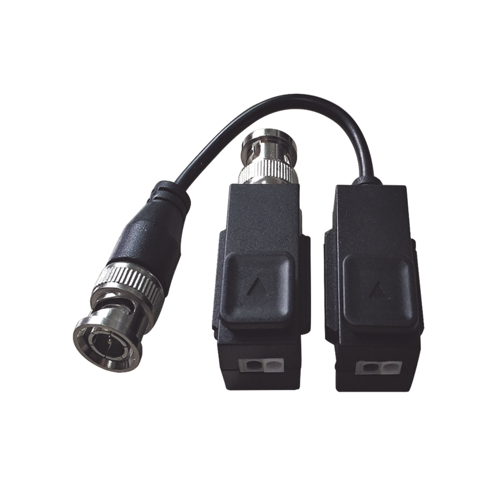 Kit de Baluns TurboHD 4K con botón push y audio coaxitron