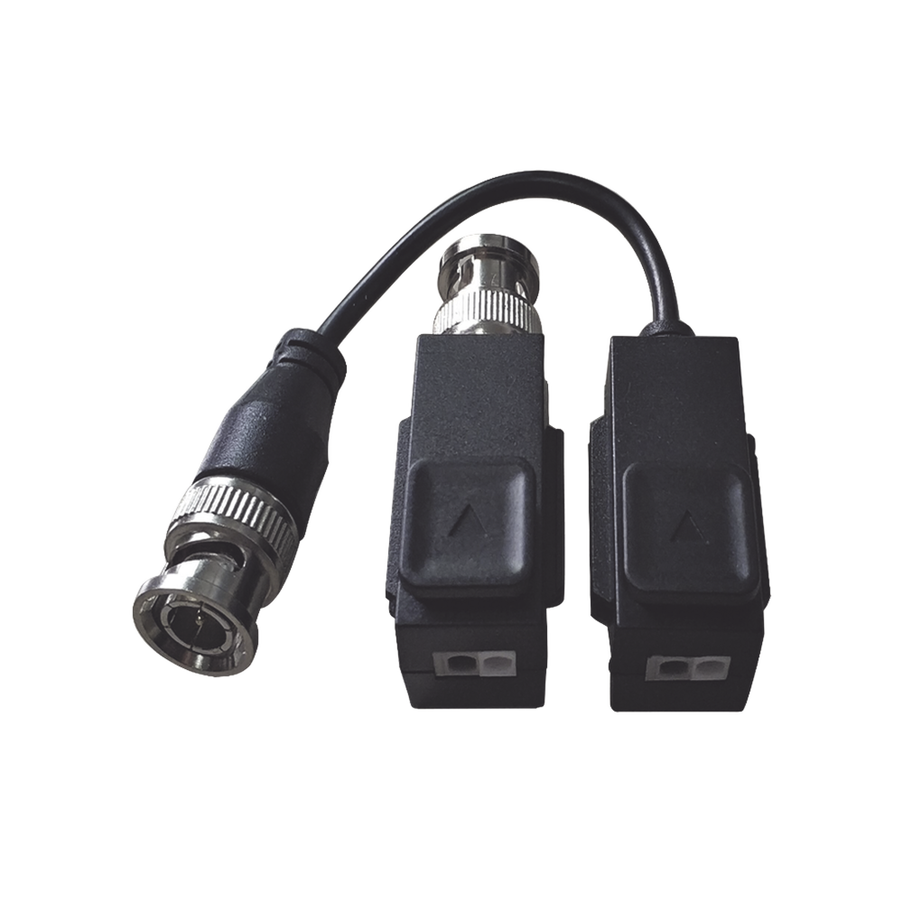 Kit de Transceptores (Baluns) TURBOHD 4K 8MP con Botón Push y Audio