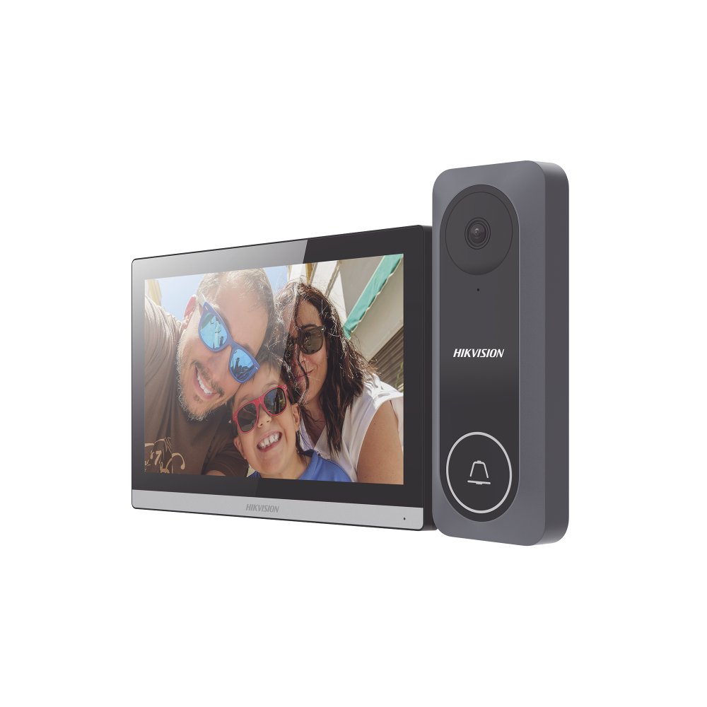 Kit Videoportero Híbrido TurboHD 720p WiFi con Pantalla 7” y App Hik-Connect