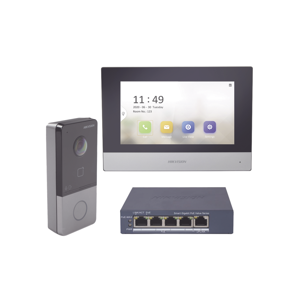 Kit de Videoportero IP con App, Audio HD y Control de Acceso