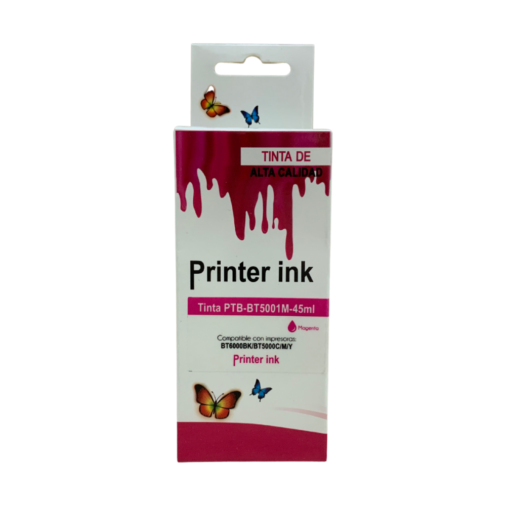 TINTA MAGENTA DE ALTA CALIDAD ESPECIFICA PARA IMPRESORAS BROTHER 45 ML