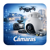 🔒 Cámaras de Seguridad | Drones, Automóvil, Hogar y Negocio | Kits y Accesorios
